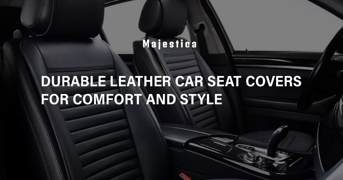 Leather Car Seat Covers